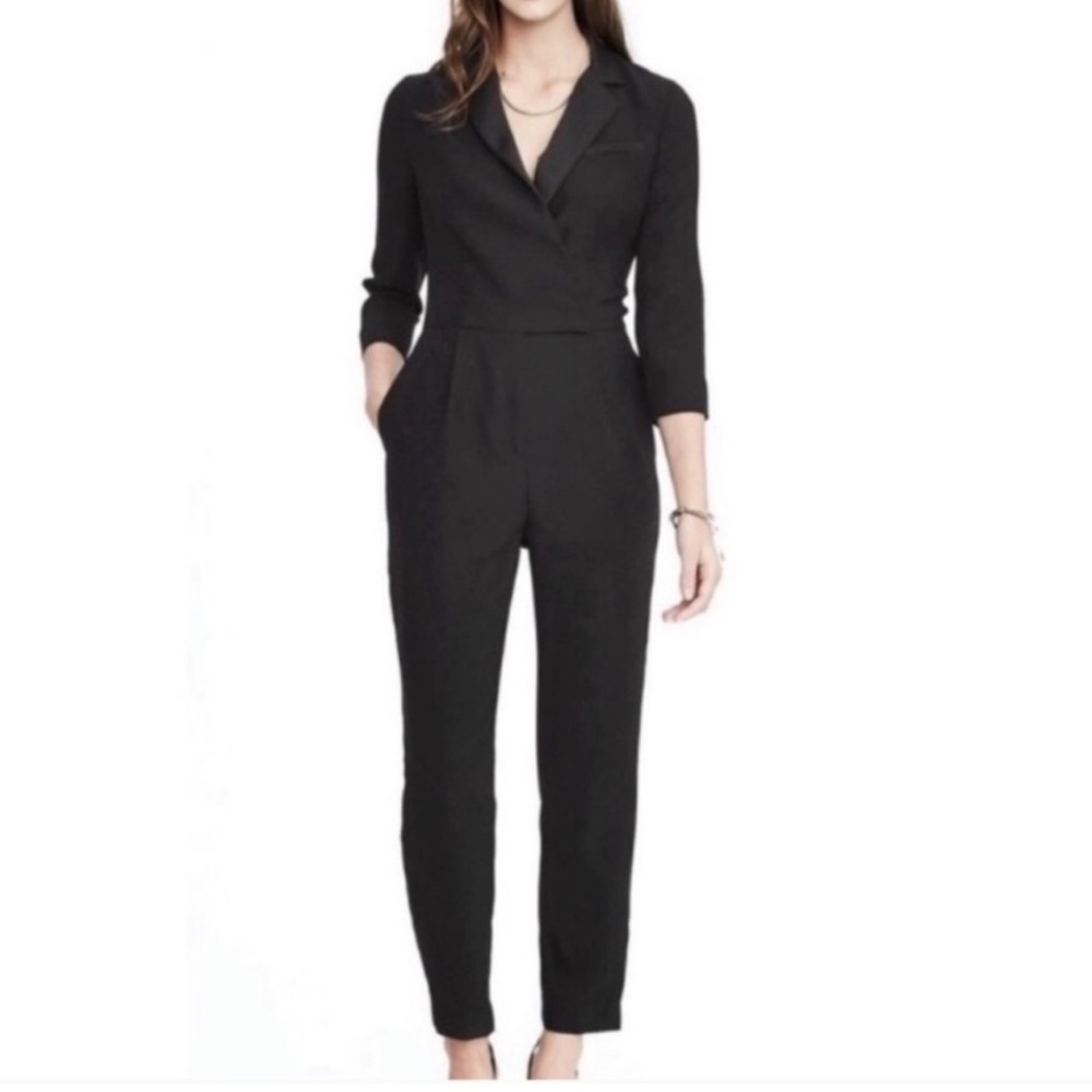 Banana republic tuxedo jumpsuit like new